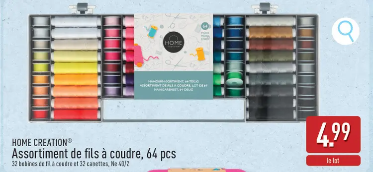 Offre: Assortiment de fils à coudre
