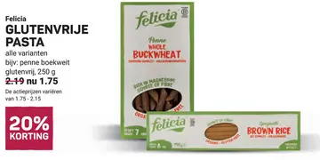 Aanbieding: Felicia GLUTENVRIJE PASTA
