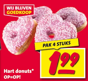 Aanbieding: Hart donuts