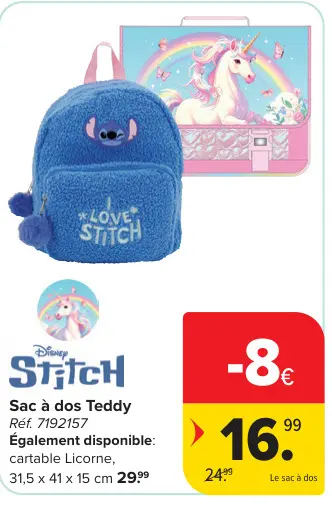 Offre: Sac à dos Teddy