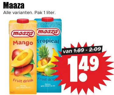 Aanbieding: Fruit drink