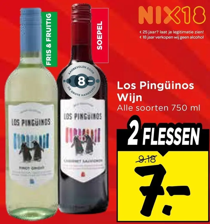 Aanbieding: Los Pingüinos Wijn