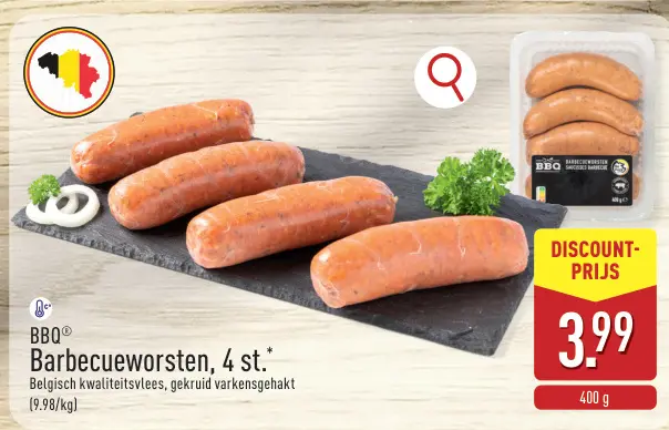 Promotie: Barbecueworsten