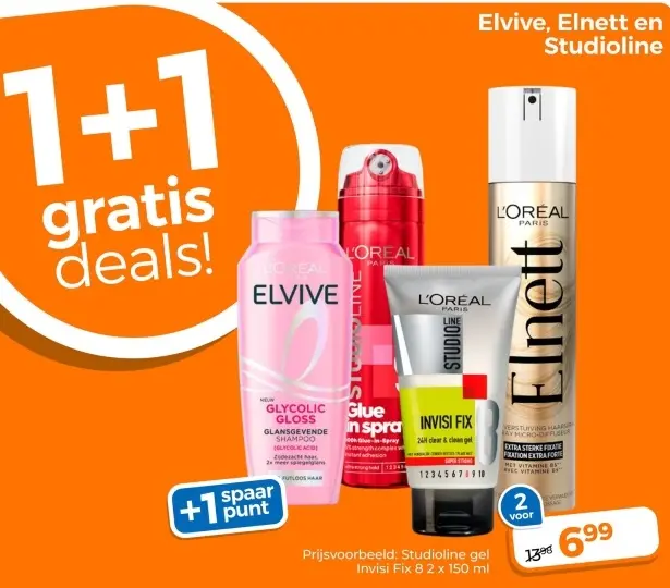 Aanbieding: Elvive, Elnett en studioline
