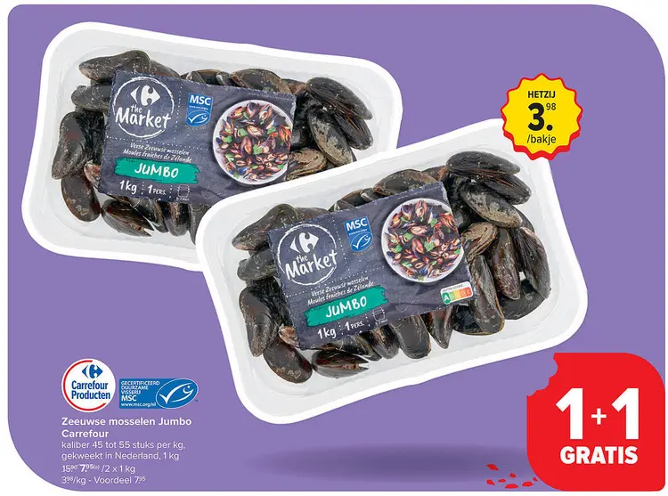 Aanbieding: Zeeuwse mosselen Jumbo