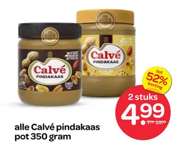 Aanbieding: Calvé pindakaas