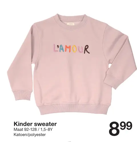 Promotie: Kinder sweater