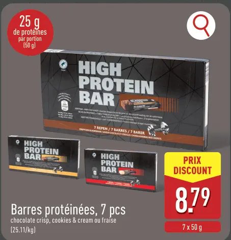 Offre: Barres protéinées