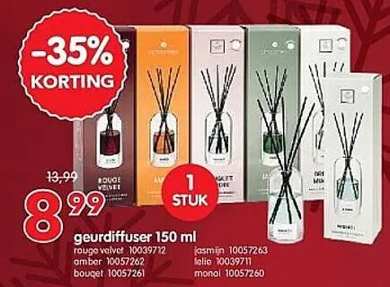 Promotie: geurdiffuser