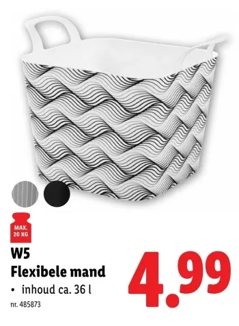 Promotie: Flexibele mand