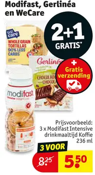 Aanbieding: Modifast, Gerlinéa en WeCare