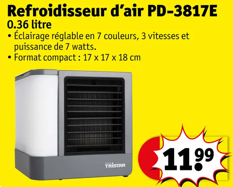 Offre: Refroidisseur d'air PD-3817E