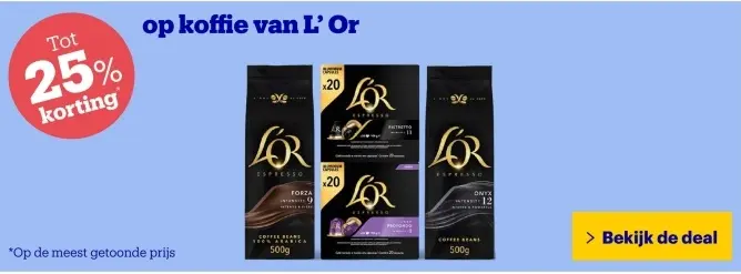 Aanbieding: Koffie van L'Or