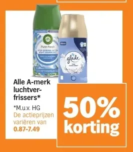 Aanbieding: Alle A-merk luchtverfrissers