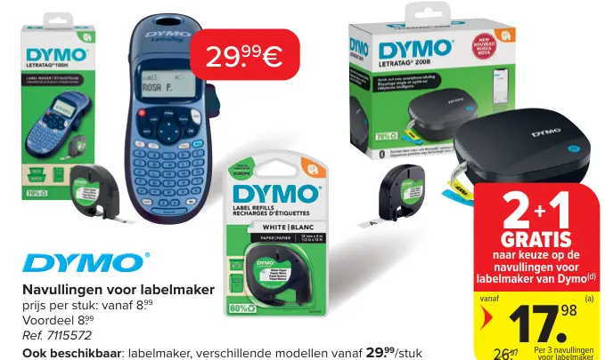Offre: Navullingen voor labelmaker