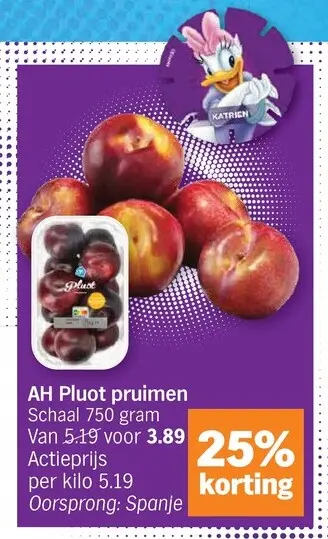 Promotie: Pluot pruimen