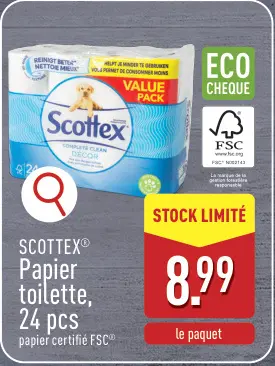 Offre: Papier toilette