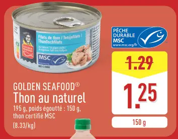 Offre: Thon au naturel