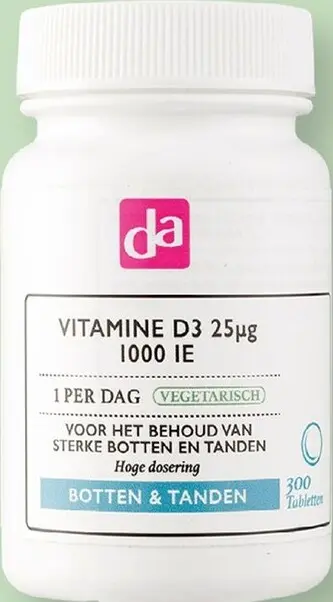 Aanbieding: Vitamine D3 25µg 1000 IE (2de halve prijs)