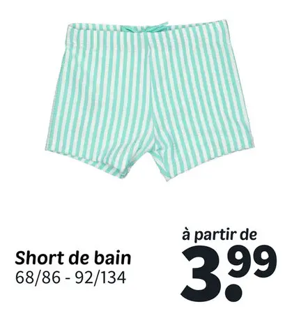 Offre: Short de bain