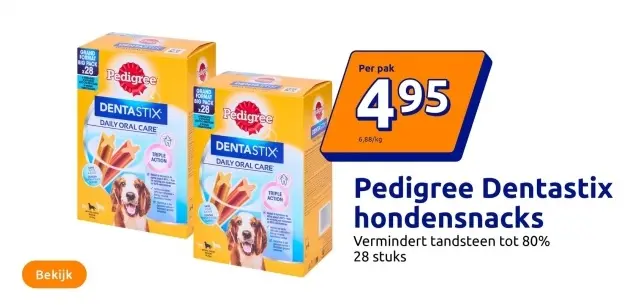 Aanbieding: Pedigree Dentastix hondensnacks