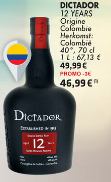 Aanbieding: DICTADOR 12 YEARS