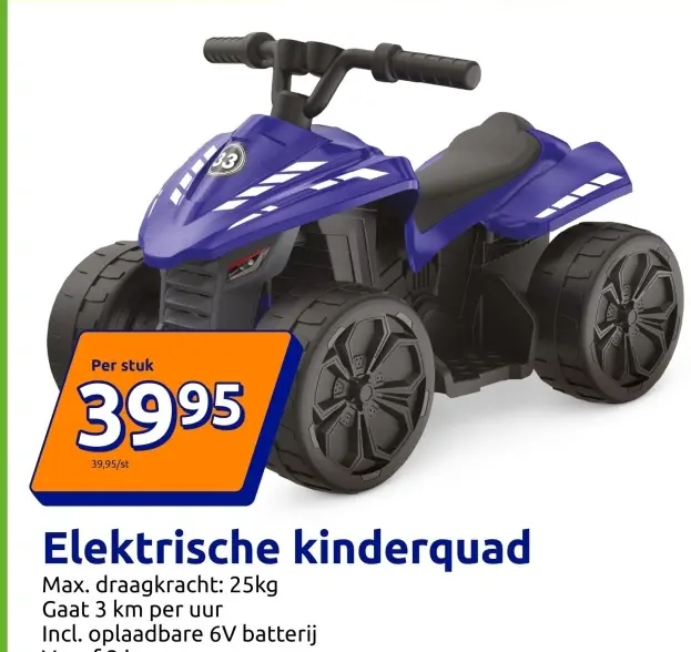 Aanbieding: Elektrische kinderquad