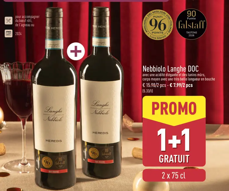 Offre: Nebbiolo Langhe DOC