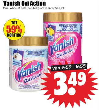 Aanbieding: Vanish Oxi Action
