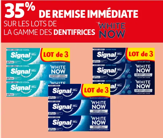 Offre: Signal White Now Toothpaste