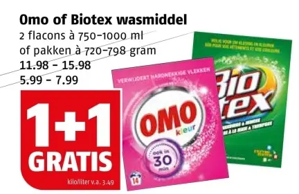 Aanbieding: Wasmiddel