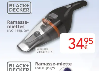 Offre: Ramasse-miettes