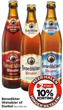 Aanbieding: Benedikter Weissbier of Dunkel