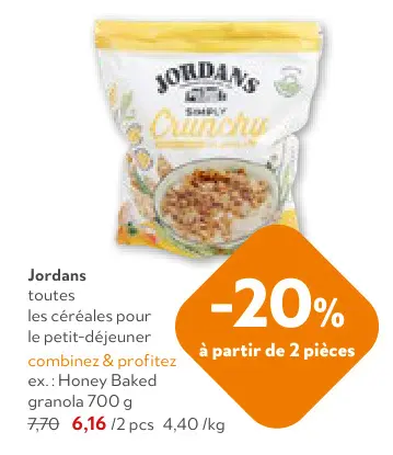 Offre: toutes les céréales pour le petit-déjeuner ex