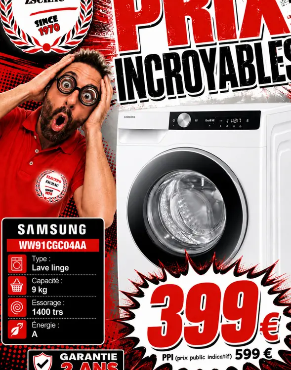 Promotie: Lave linge
