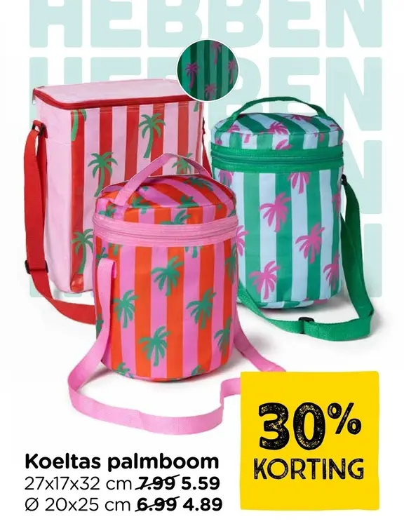 Aanbieding: Koeltas palmboom