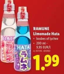 Promotie: RAMUNE Limonade Hata