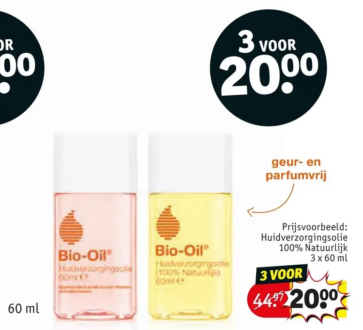 Aanbieding: Bio-Oil Huidverzorgingsolie 100% Natuurlijk