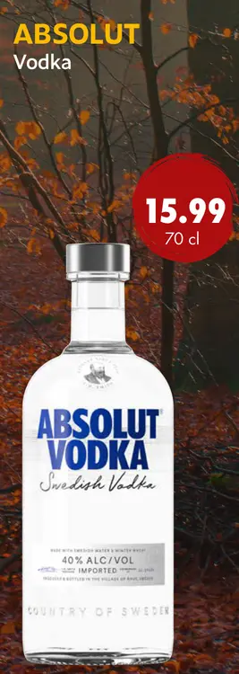 Aanbieding: ABSOLUT Vodka