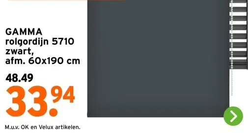 Aanbieding: rolgordijn 5710