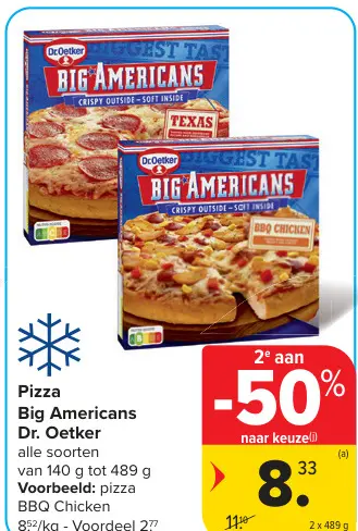 Promotie: Pizza Big Americans