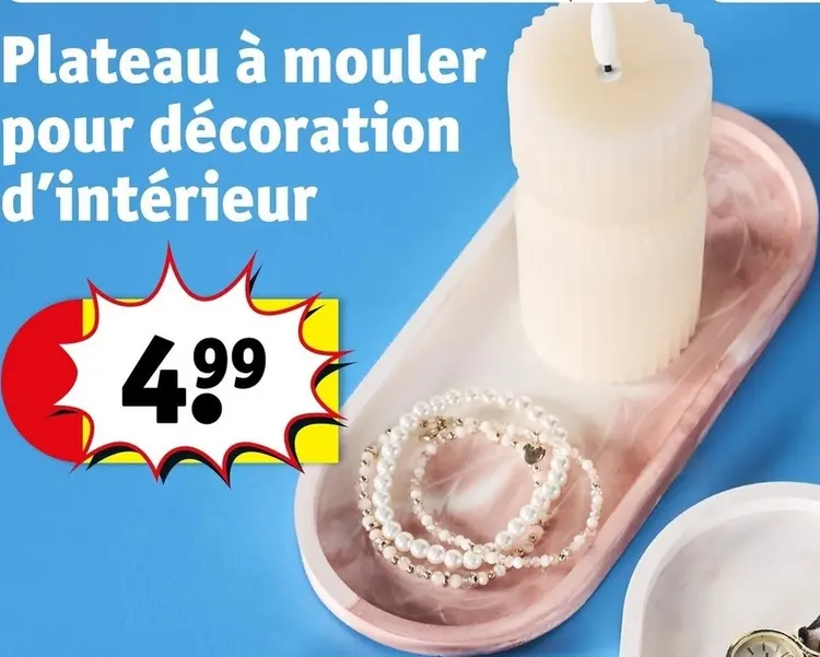 Offre: Plateau à mouler pour décoration d'intérieur