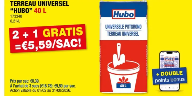 Offre: Terreau universel