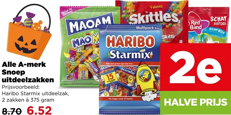 Aanbieding: Snoep uitdeelzakken
