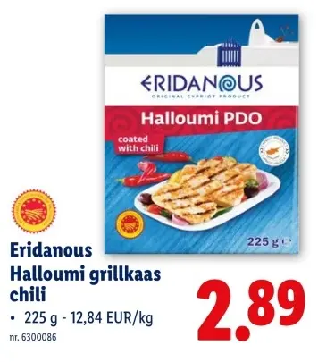 Promotie: Halloumi grillkaas chili