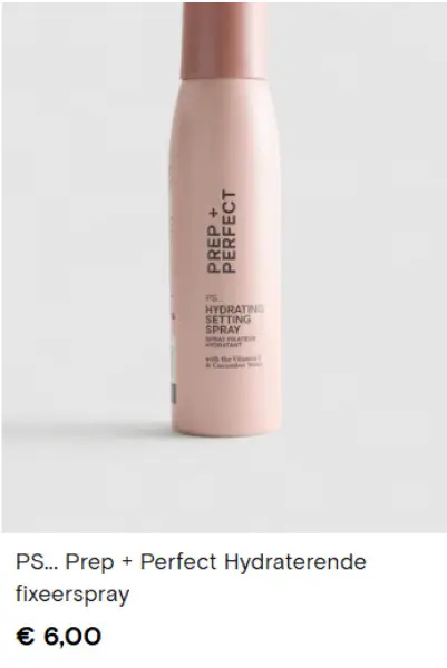 Aanbieding: PS... Prep + Perfect Hydraterende fixeerspray