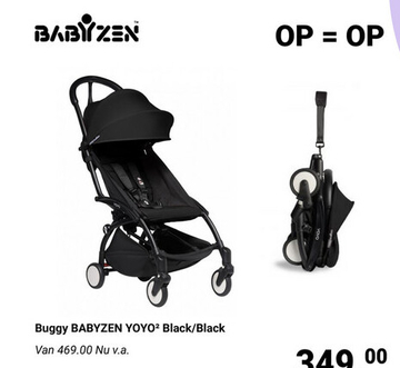 Aanbieding: Buggy BABYZEN YOYO² Black/Black