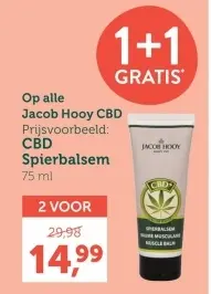 Aanbieding: Jacob Hooy CBD Spierbalsem