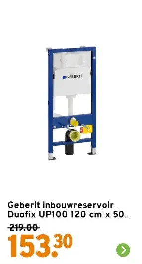 Aanbieding: inbouwreservoir Duofix UP100