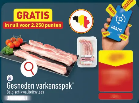 Promotie: Gesneden varkensspek